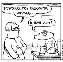 Fingerporin kohtuullinen palkkio